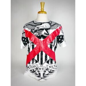 Hudson Outerwear United We Stand Eagle Patriotic American T-Shirt Men’s Sz XL, X